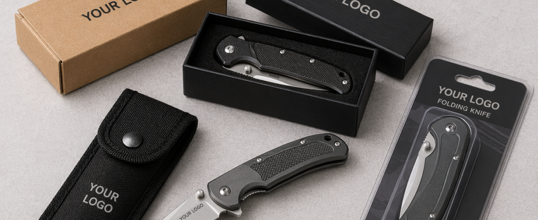 Automatic Knife Packaging Support Kit 04 – Two-Tone Finish Dealer Lane