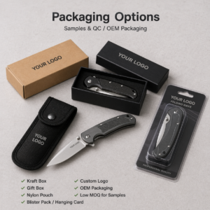 Wholesale automatic knives packaging options for dealers